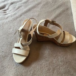 White straps sandals